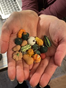 Some color-matched gourds